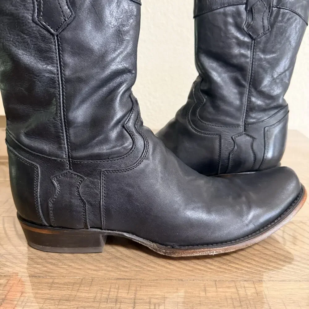 Cuadra Mens Boots Volturno Negro Semi Cuadrada Mens SIZE 10 1/2